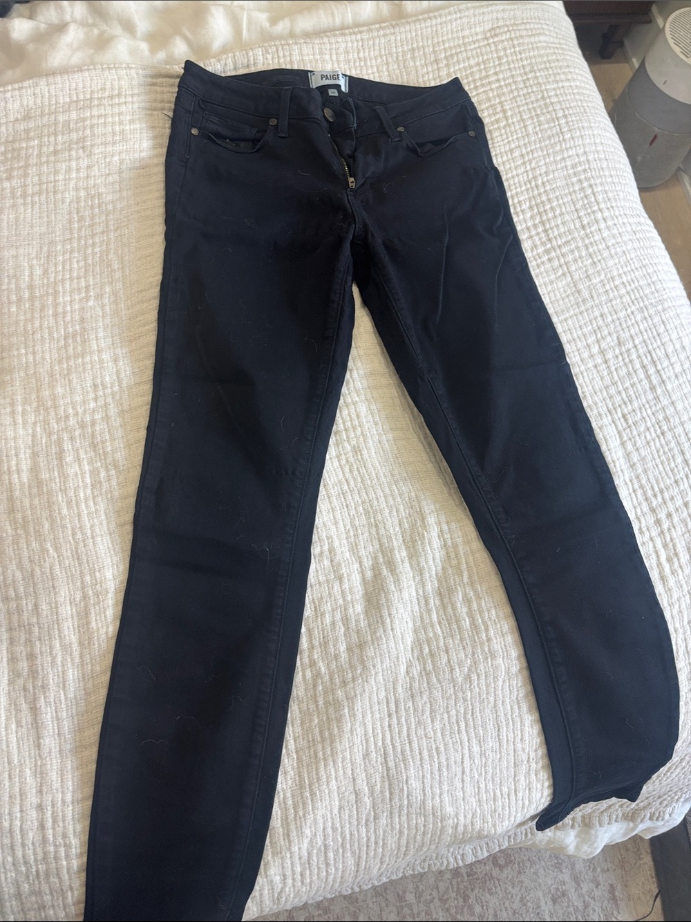 PAIGE Black Skinny Jeans - Sleek Fit
